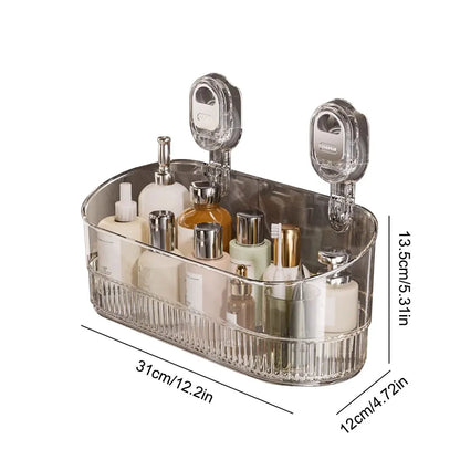Suction Mount Shower Basket No Drill