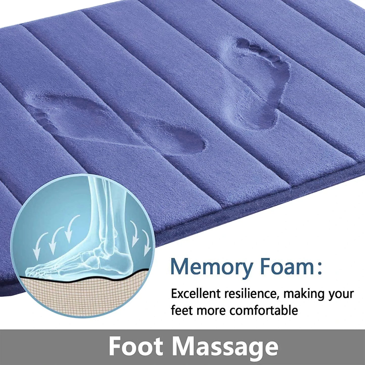 Absorbent Memory Foam Bath Mat