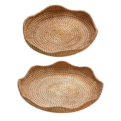 Suncoast Round Woven Tray