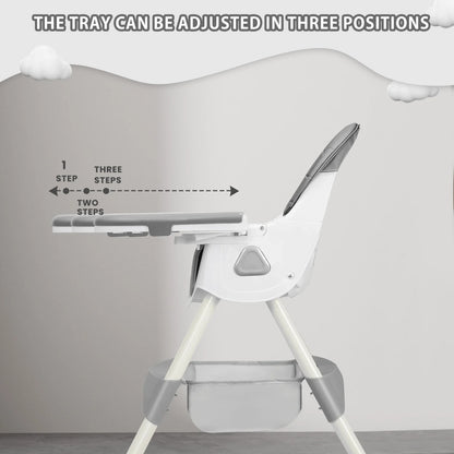 Foldable High Chair Easy Clean
