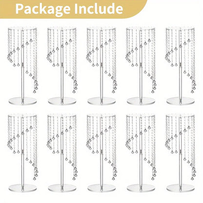 23.6 Inch Tall Acrylic Wedding Vase Party Table Christmas and Halloween Decoration