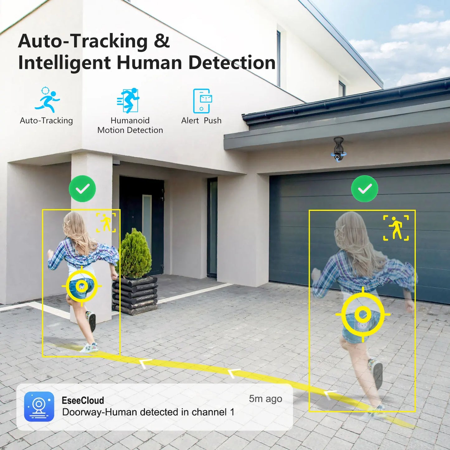 2Pcs Wireless Home Security Light Socket Camera