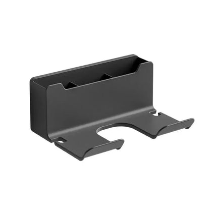 Wall Mounted Hair Dryer Shelf Holder – Space-Saving Bathroom Organizer with Multi-Tool Storage Rack
