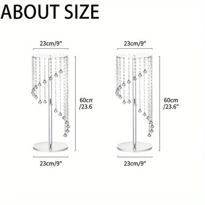 23.6 Inch Tall Acrylic Wedding Vase Party Table Christmas and Halloween Decoration