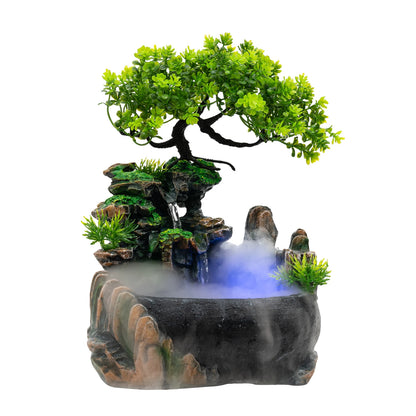 Tabletop Fountains Rockery Plants