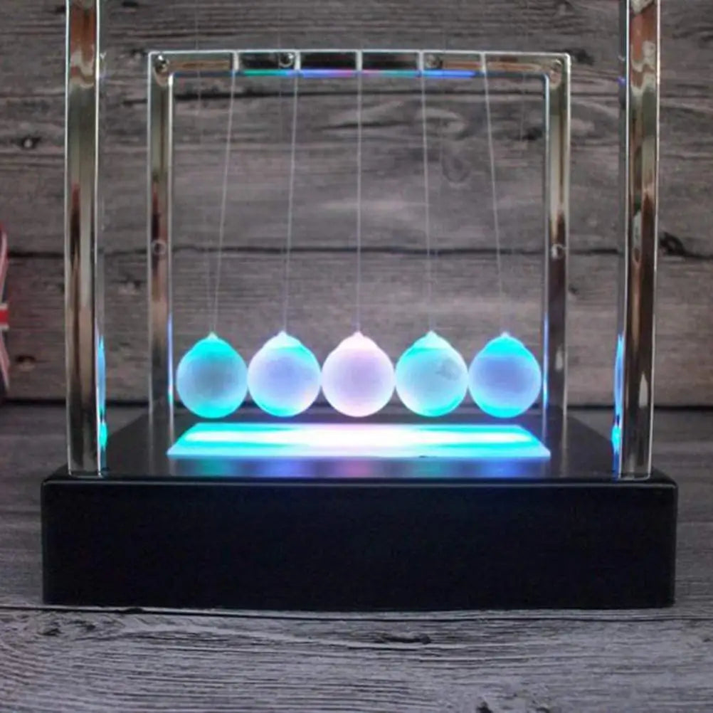 Newtons Swing Ball LED Light Up Kids Toys Home and Office Decor
