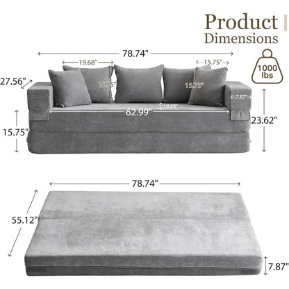 Queen Size Convertible Sofa Bed