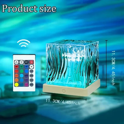 Ocean Wave Projector Light 16 Colors Remote LED