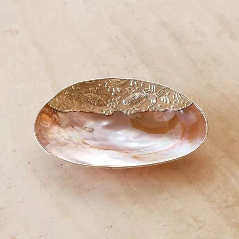 Mussel Jewelry Storage Tray Natural Large Shell