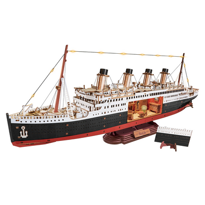 Luxury Cruise Ship 3D Puzzle LED Light Up Model