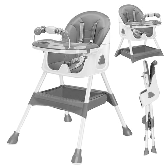 Foldable High Chair Easy Clean