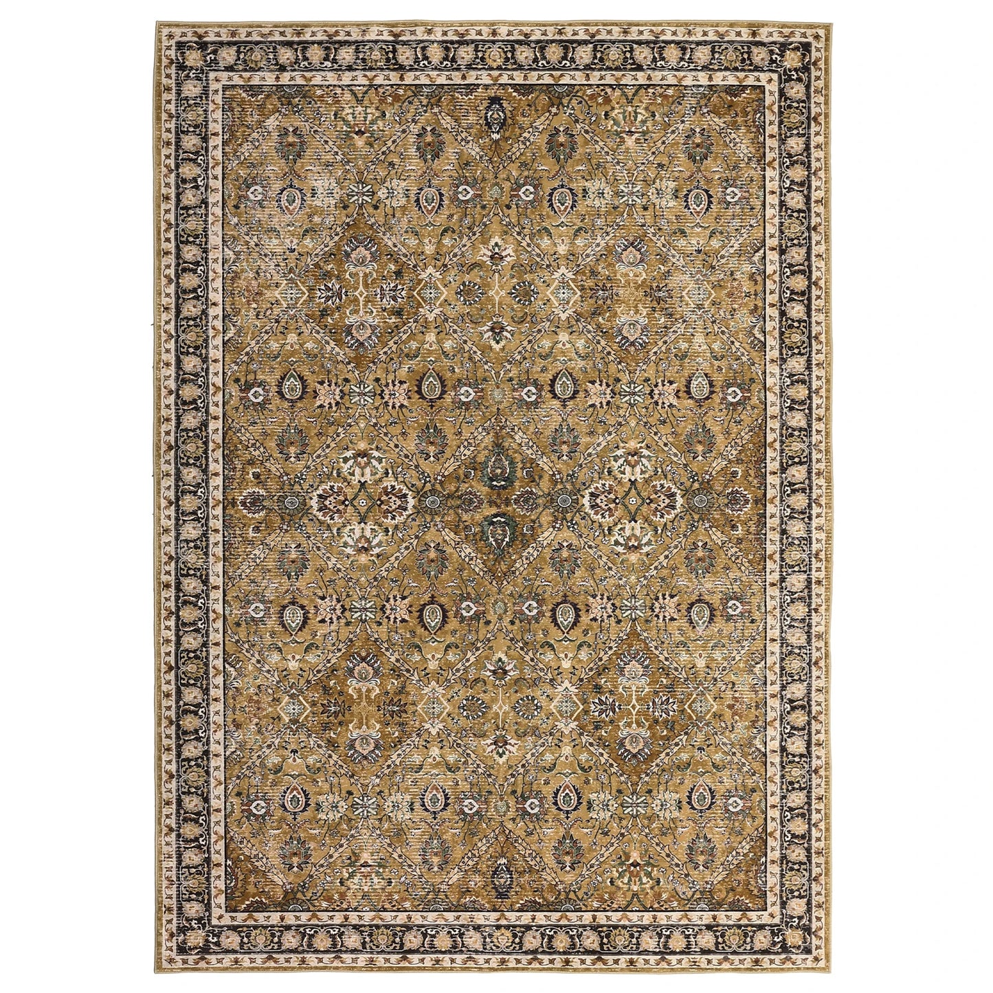 Rug Living Room Machine Washable Vintage