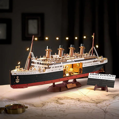 Luxury Cruise Ship 3D Puzzle LED Light Up Model