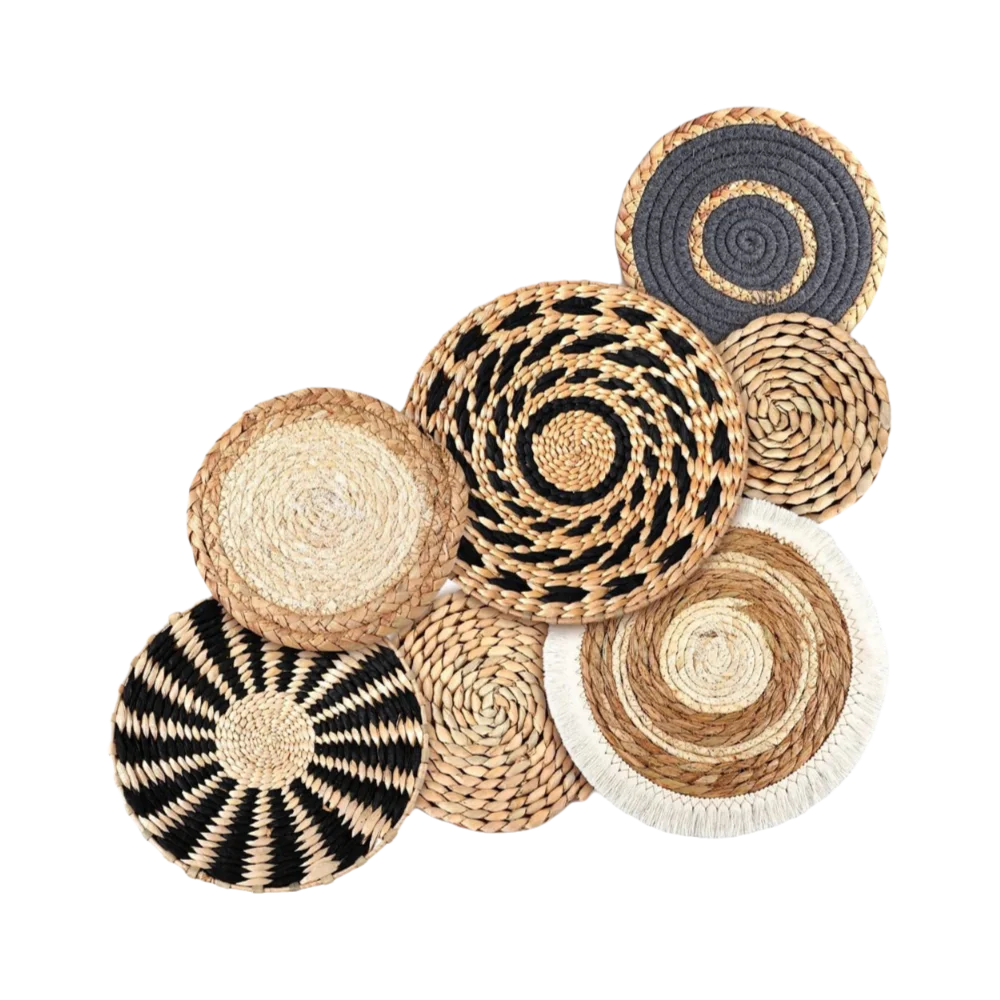 Tidewater Woven Wall Basket Collection – 7 Piece Set
