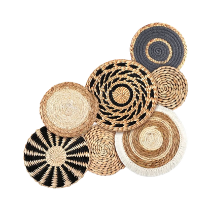 Tidewater Woven Wall Basket Collection – 7 Piece Set