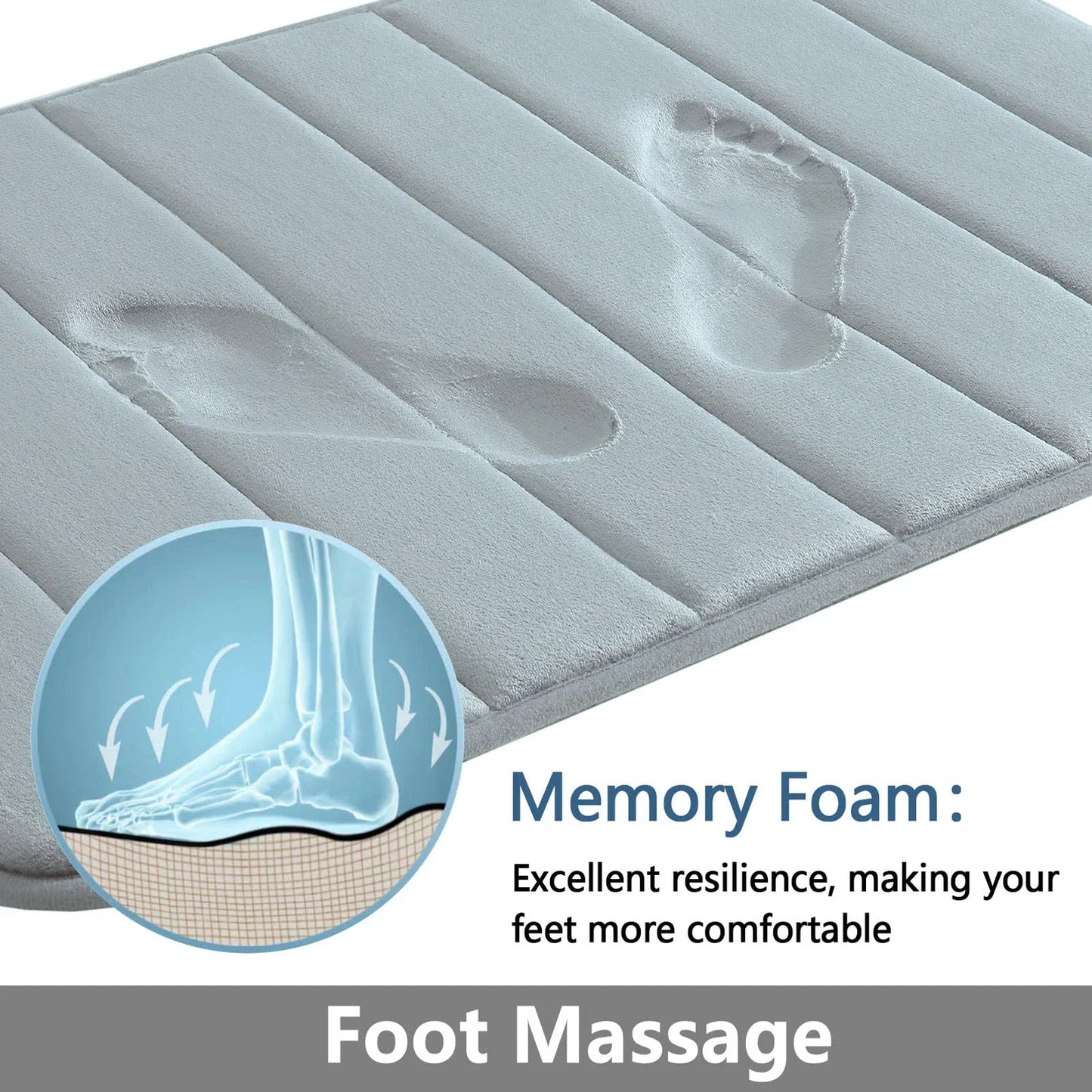 Absorbent Memory Foam Bath Mat