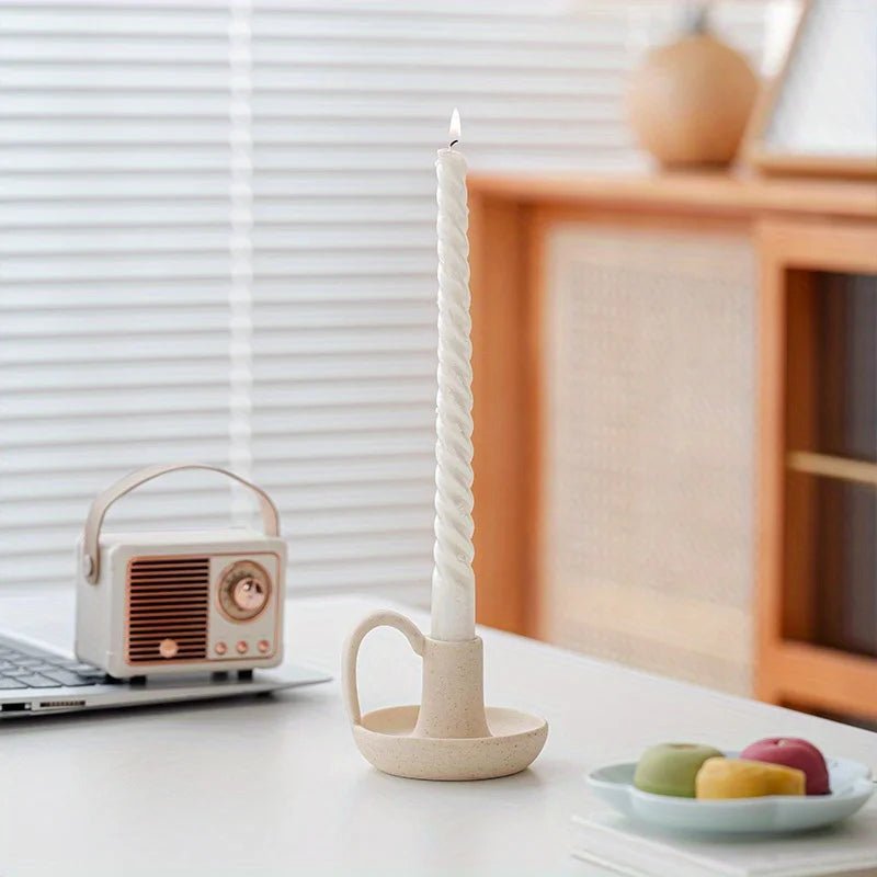 Seaside Loop Ceramic Candlestick