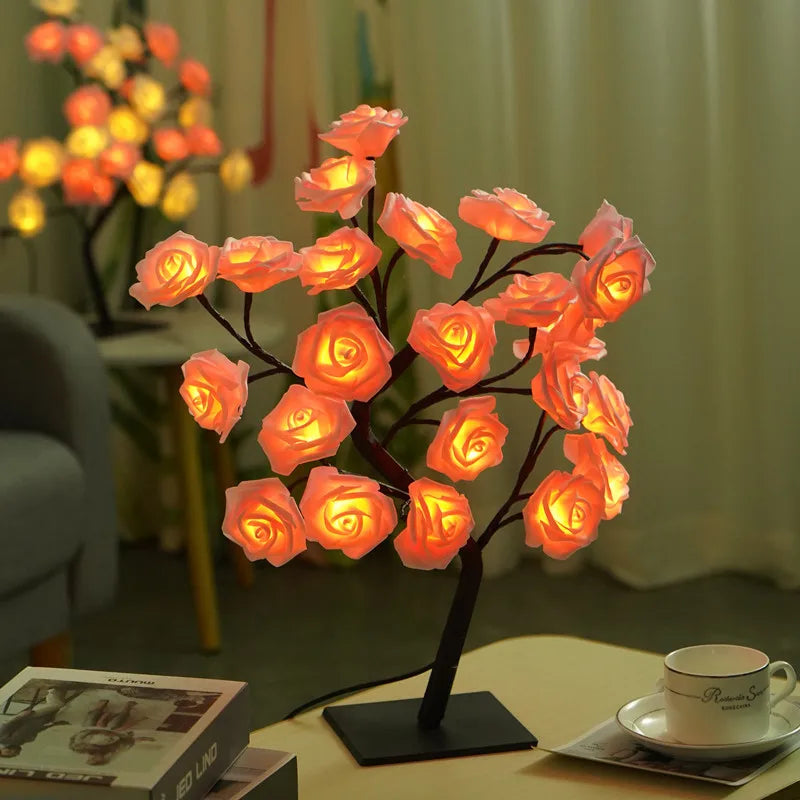 LED Rose Tree Lights USB Atmosphere Lighting