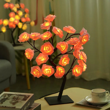 LED Rose Tree Lights USB Atmosphere Lighting