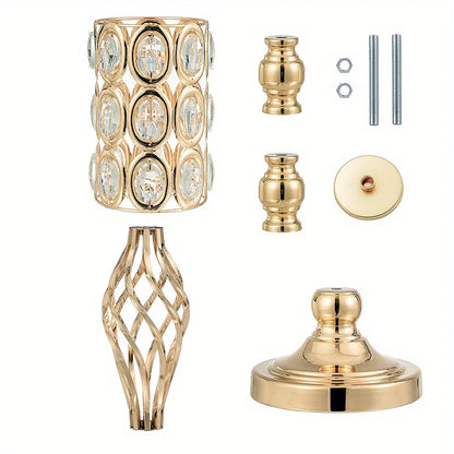 2/10 Piece Set 24in Gold Versatile Tall Flower Holders Centerpiece Flower Stands