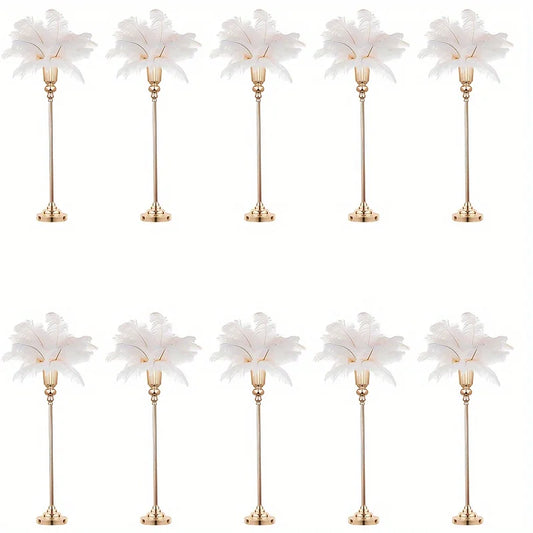 2/10pc Set Wedding Centerpiece Floor Vase 32.5 Inch for Party Events Christmas and Halloween Decorations Pc