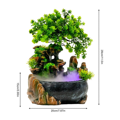 Tabletop Fountains Rockery Plants