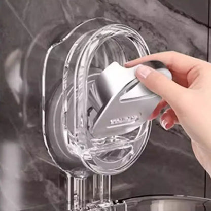 Suction Mount Shower Basket No Drill
