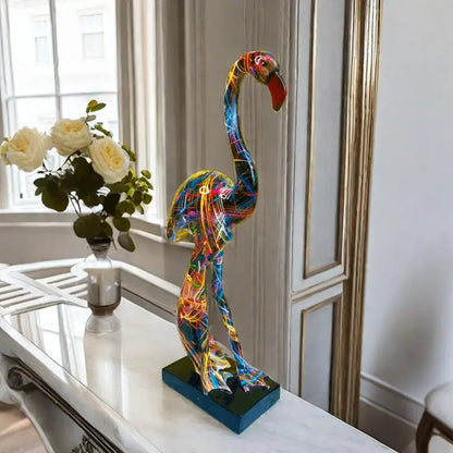 Palm Beach Pop Art Flamingo Sculpture