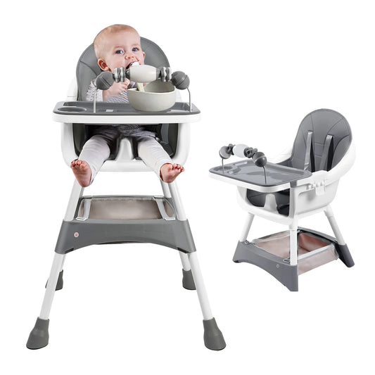 High Chair Portable Convertible Toy Rack