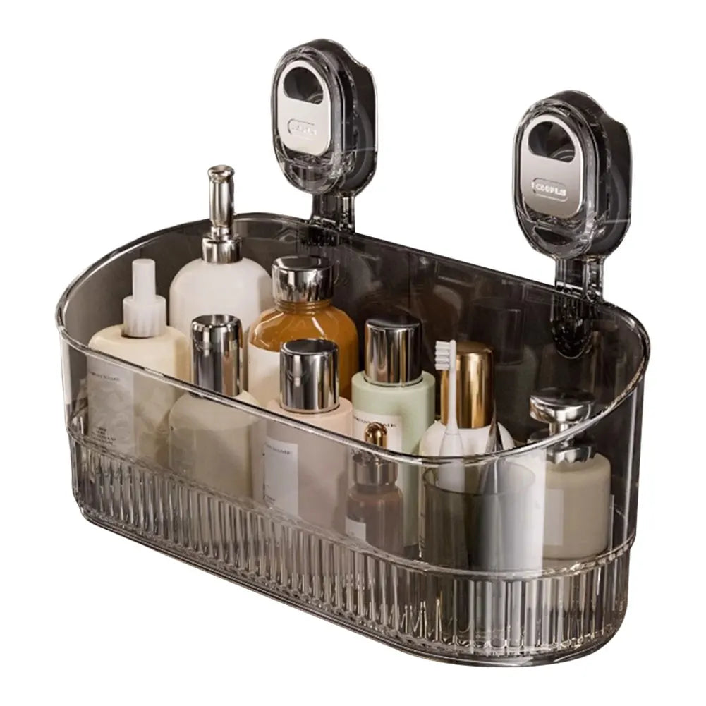 Suction Mount Shower Basket No Drill