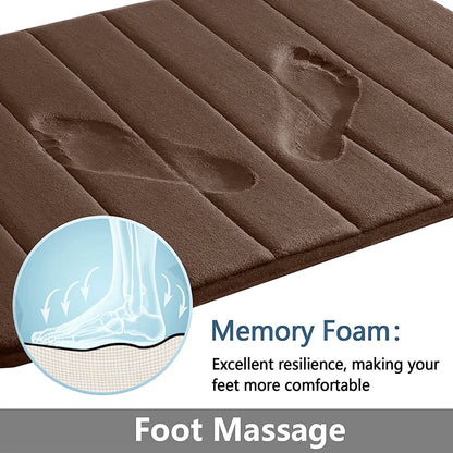 Absorbent Memory Foam Bath Mat