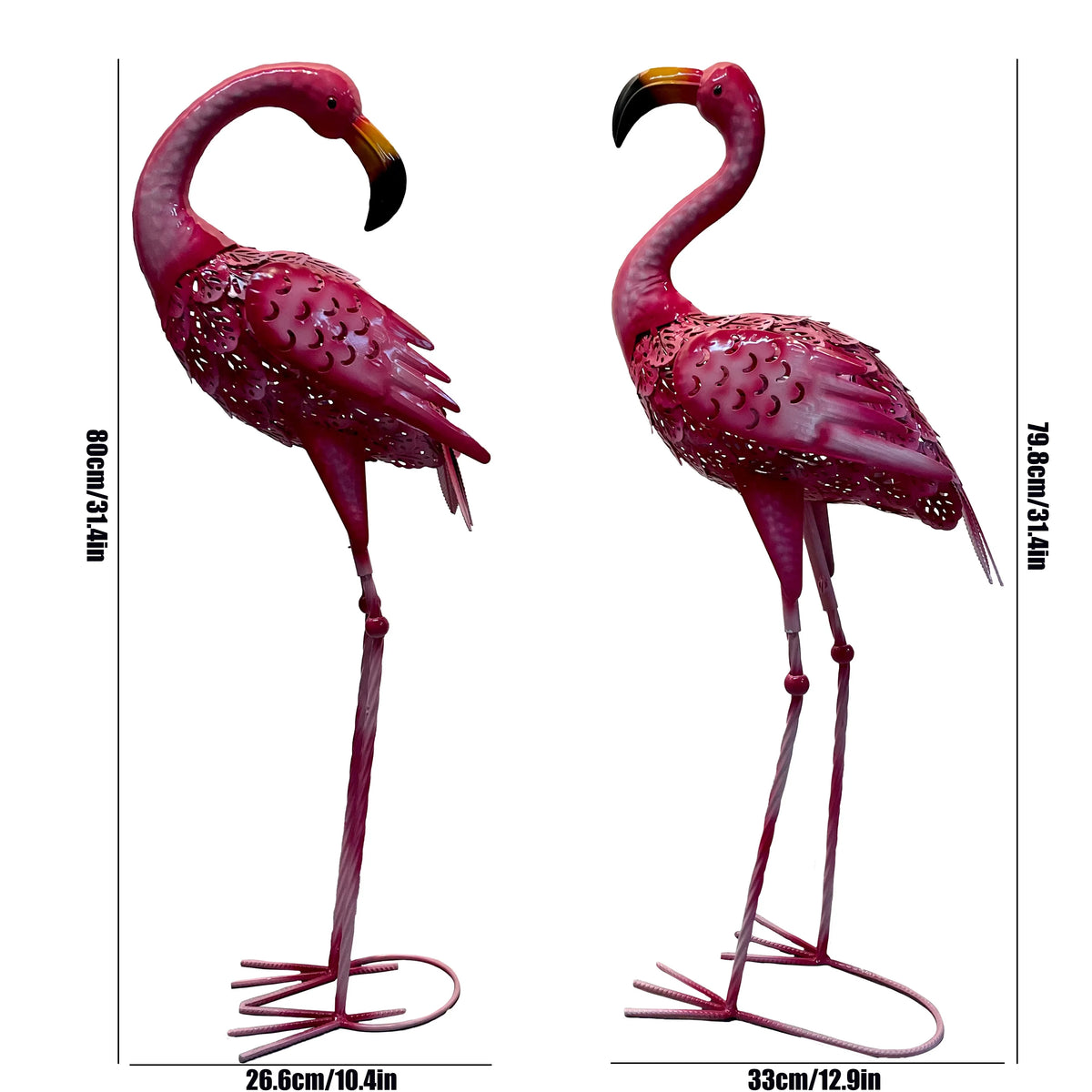 Palm Beach Flamingo Garden Pair