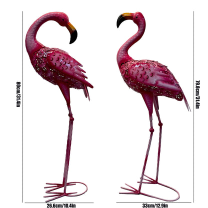 Palm Beach Flamingo Garden Pair
