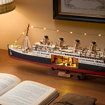 Luxury Cruise Ship 3D Puzzle LED Light Up Model