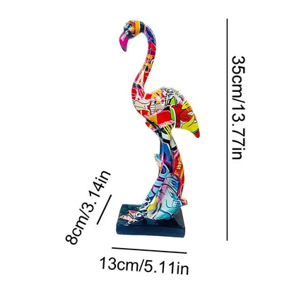 Palm Beach Pop Art Flamingo Sculpture