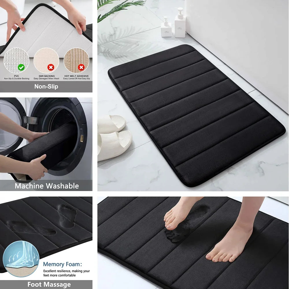 Absorbent Memory Foam Bath Mat