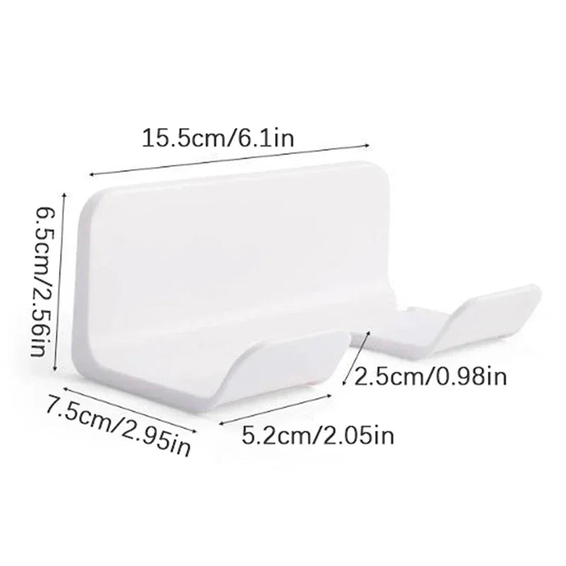Wall Mounted Hair Dryer Holder – No-Drill Bathroom Organizer & Space-Saving Blow Dryer Storage Rack