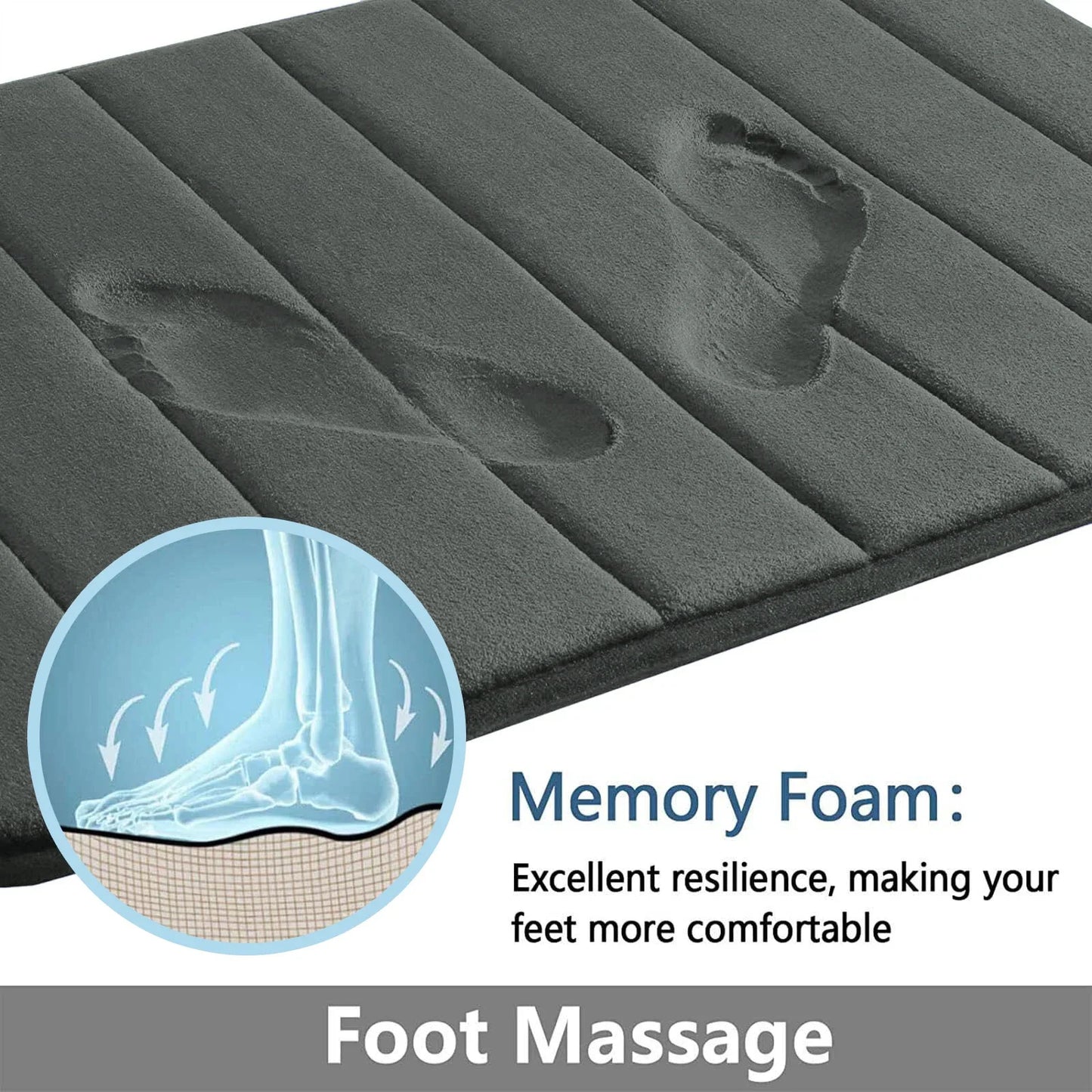 Absorbent Memory Foam Bath Mat