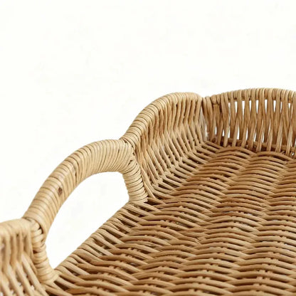 Palm Cove Woven Serving Tray