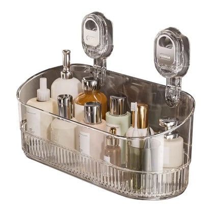 Suction Mount Shower Basket No Drill