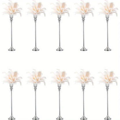 2/10pc Set Wedding Centerpiece Floor Vase 32.5 Inch for Party Events Christmas and Halloween Decorations Pc