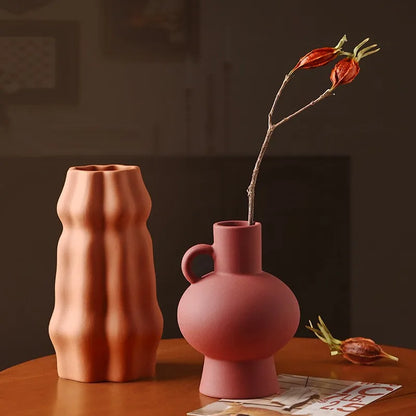 Palm Beach Ring Ceramic Vase