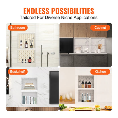 Shower Niche Recessed Shelf