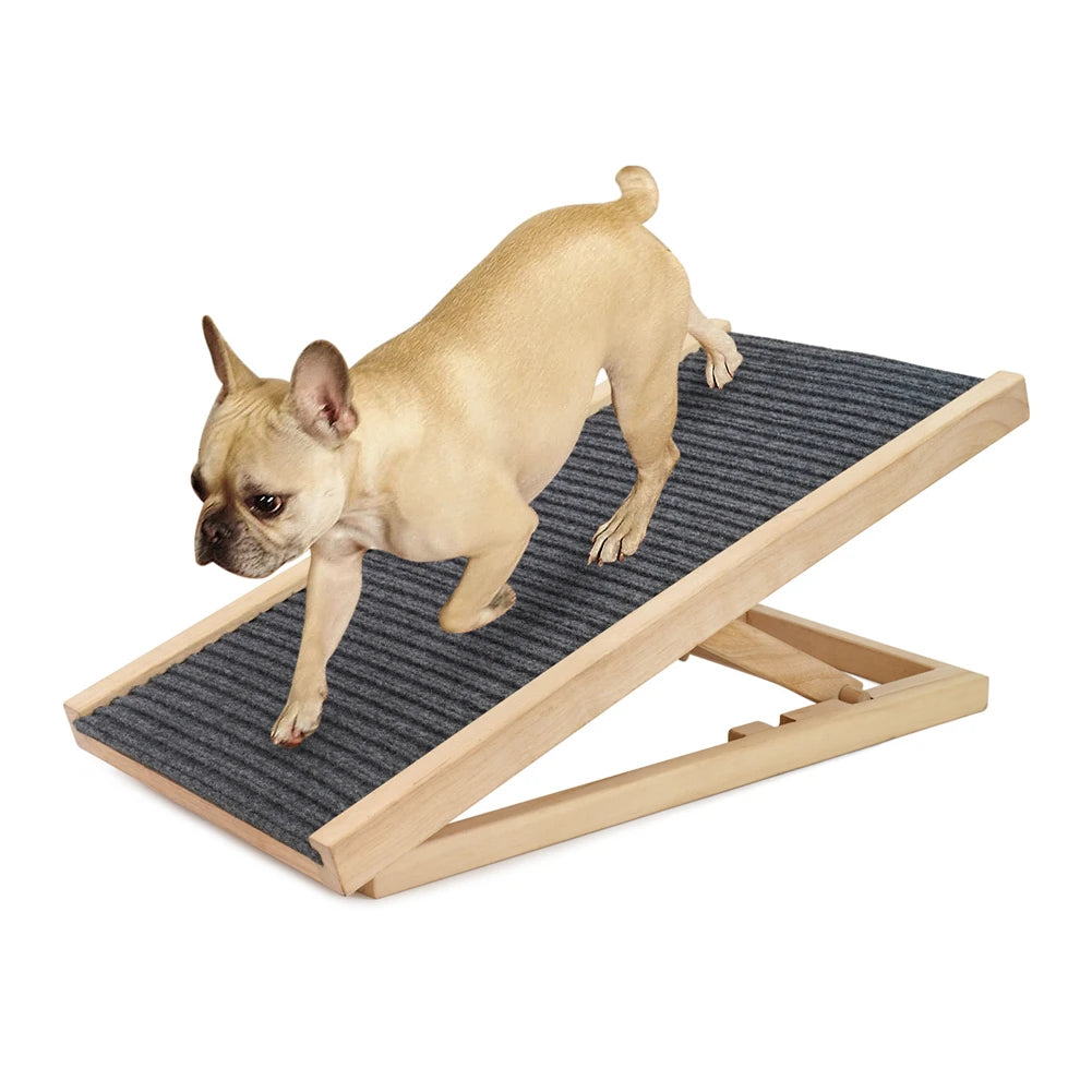 Dog Ramp Natural Pine Lightweight Folding