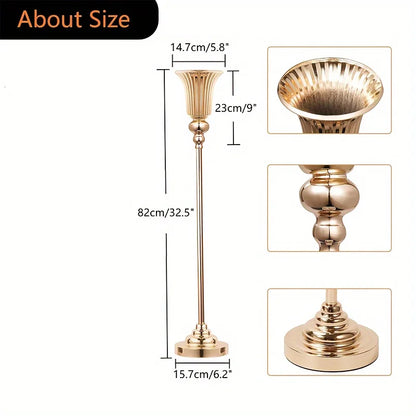 2/10pc Set Wedding Centerpiece Floor Vase 32.5 Inch for Party Events Christmas and Halloween Decorations Pc