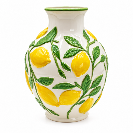 Citrus Grove Ceramic Vase